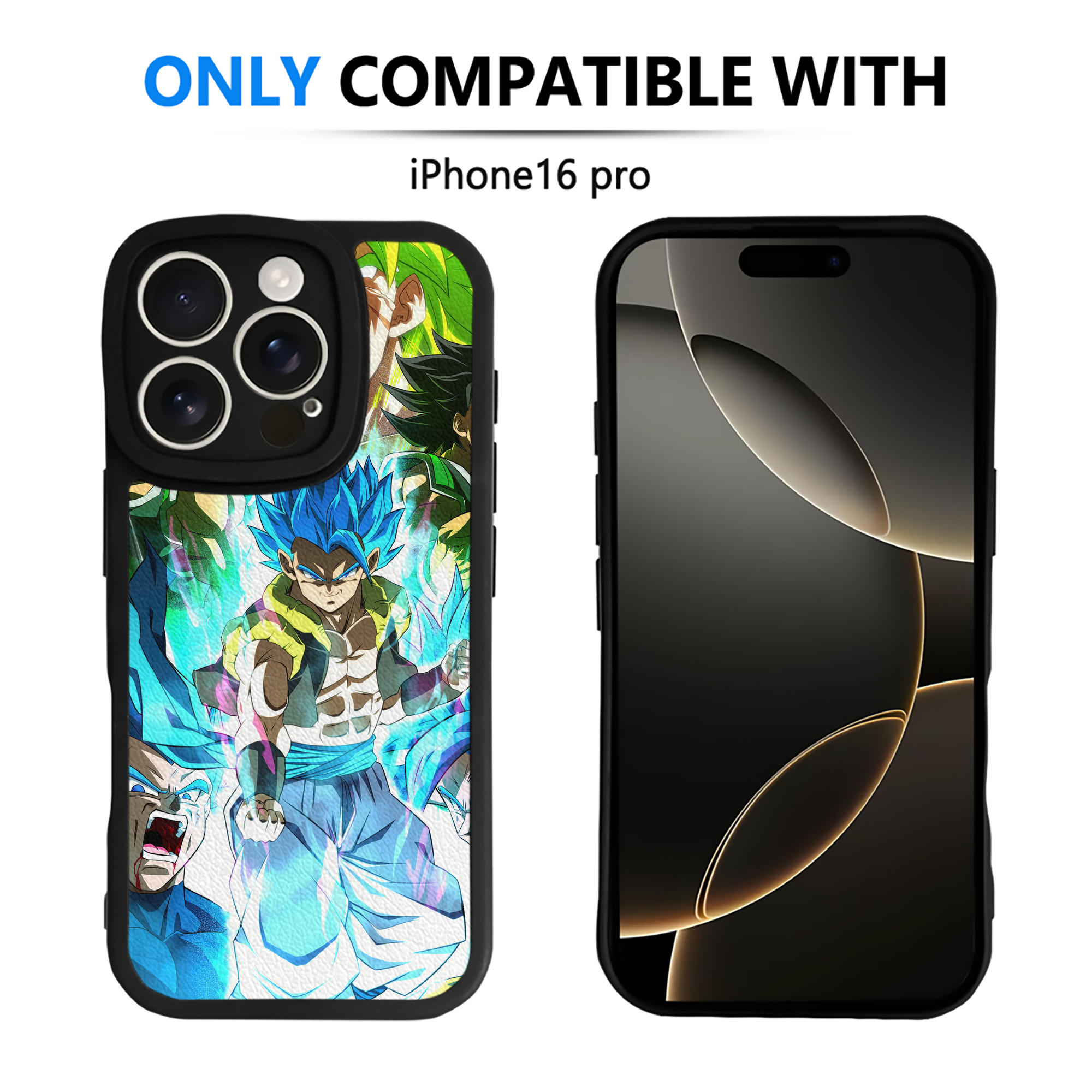 （画像用） ドラゴンボール DRAGON BALL 【iPhone 16シリーズ対応】シリコンスマホケース（レザー調） 材質：シリコン